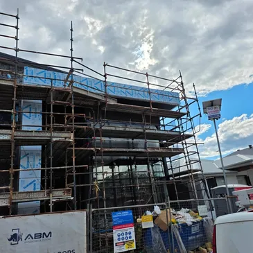 Carpentry and cladding construction work